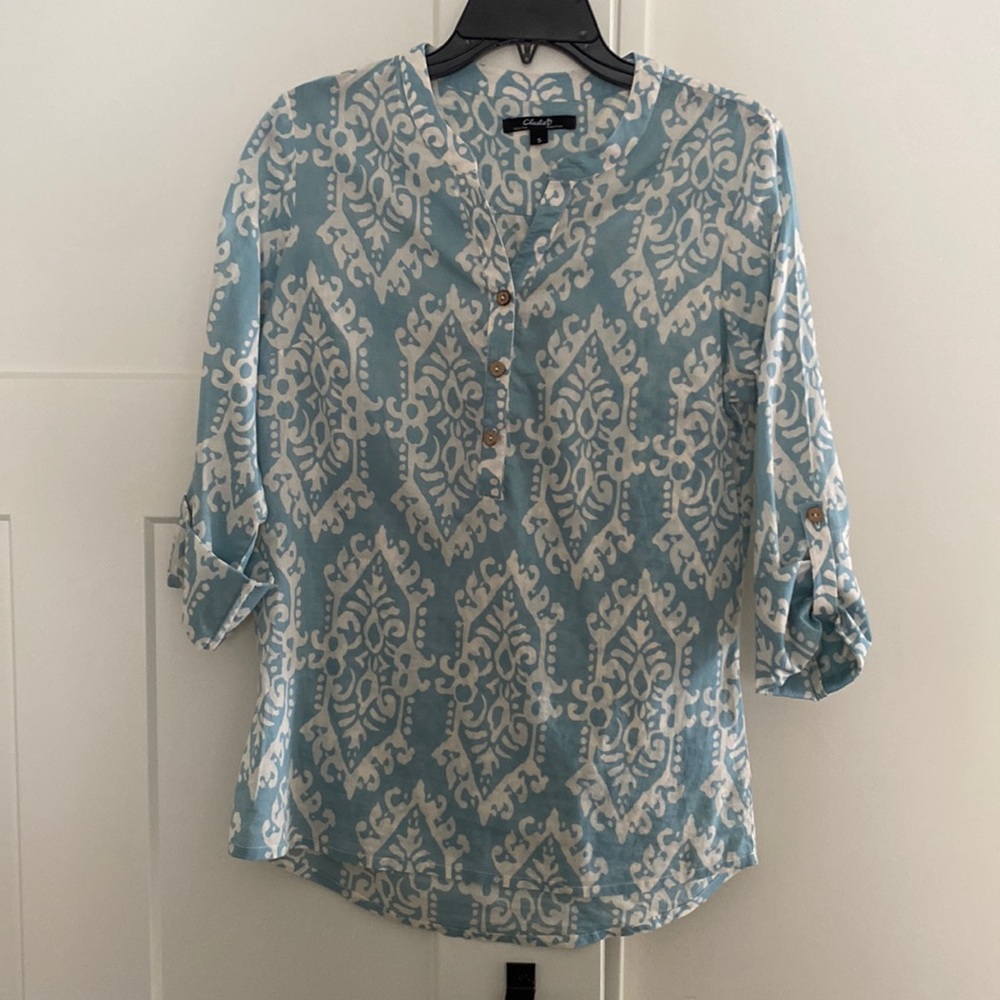 Charlie B 3/4 length sleeve top